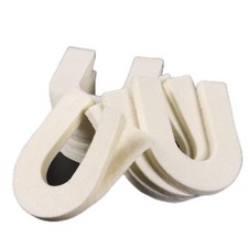 24-Pack Horseshoe Heel Pads - Adhesive Horseshoe -Shape Cushions with 1/4 Inc...