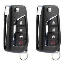 2 For 2018 Toyota Camry Keyless Entry Remote Flip Key Car Fob Transmitter