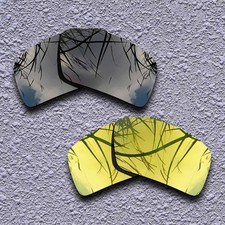 US Gold Black Replacement Lenses For-Costa Del Mar Reefton Polarized