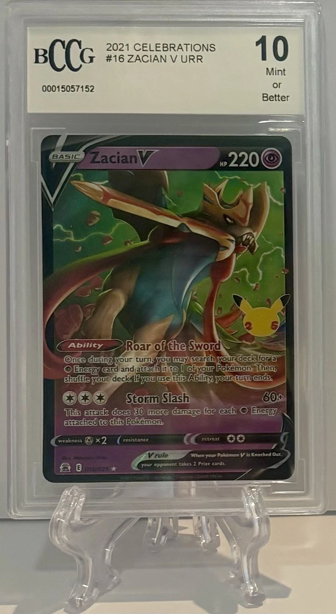 Zacian V 016/025 Celebrations for sale | eBay