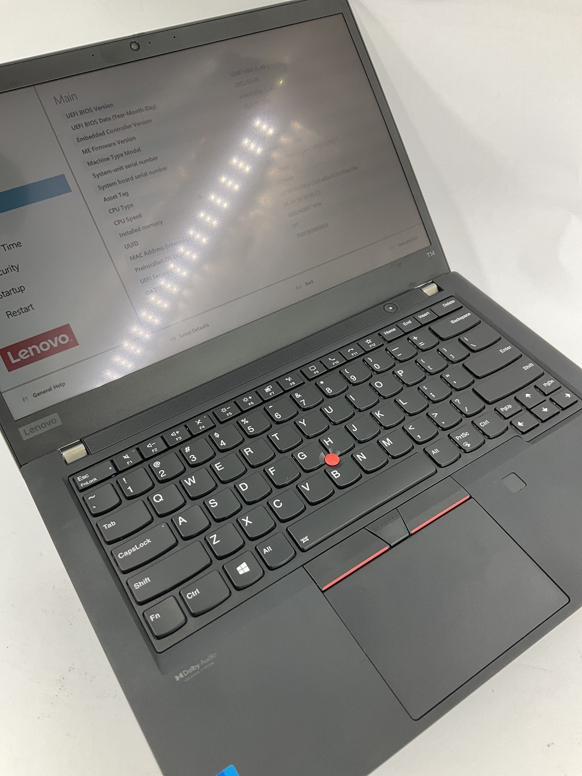 Lenovo ThinkPad T14, 14-Inch Laptop, with Intel Core i5 11th Gen., Windows 11 Pro