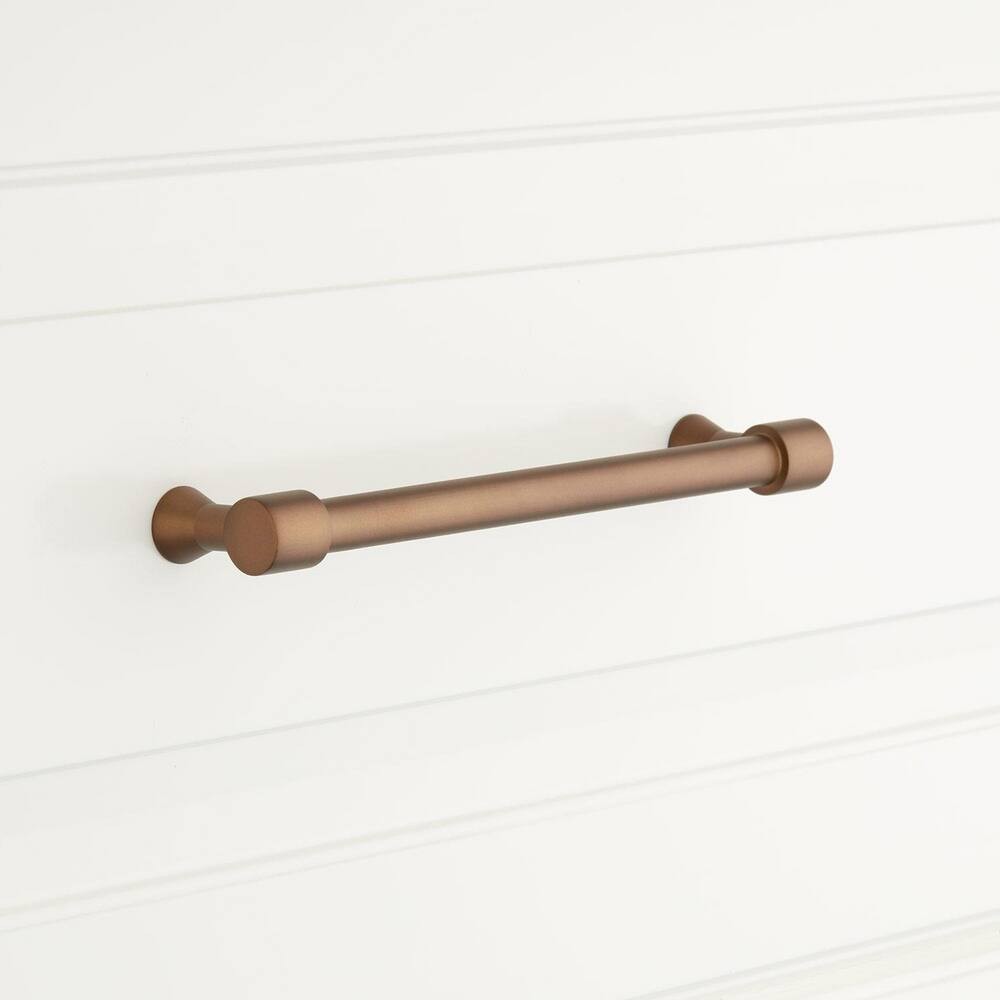 8 Strasbourg Solid Brass Cabinet Pull - Antique Copper 4290₽