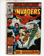Marvel Comics The Invaders Volume 1 Book #29 Lower Mid Grade 1st Teutonic Knight