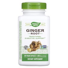 2 X Nature's Way, Ginger Root, 240 Vegan Capsules (0.55 mg per Capsule)