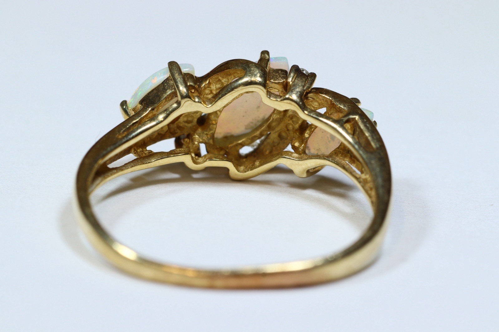 Opal 14k Gold Ring size 7.75 - image 5