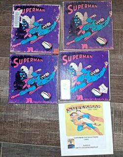 Superman The Bulleteers (1942) 5 Super 8 Sound Color Film Reels NR