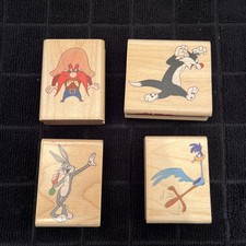 Vintage Looney Tunes Rubber Stamps lot