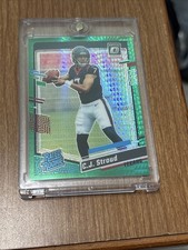 2023 Panini Donruss Optic - Rated Rookie C.J. Stroud #244 Green Hyper Prizm (RC)