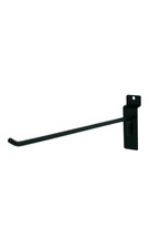 10 inch Black Slatwall Peg Hook - Pack of 50 - For 3  on center Slatwall Panels