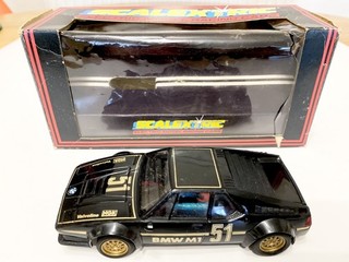 Scalextric C347 BMW M1 Slot Car Boxed 1980s Used Condition