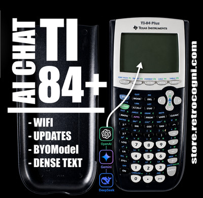 TI-84 Plus WIFI  + AI CHAT [PRO MOD]