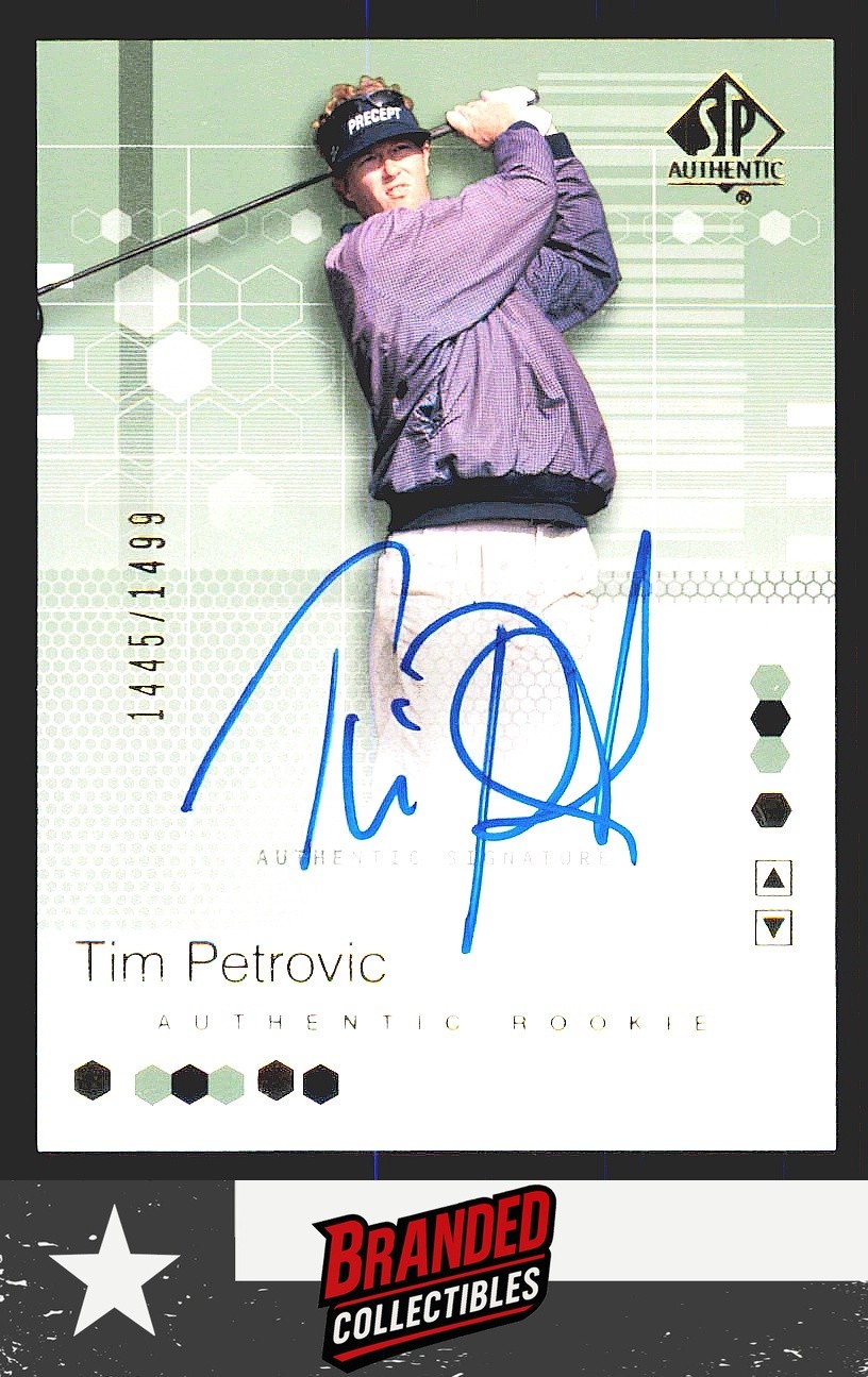 2002 SP Authentic Tim Petrovic Auto Rookie RC