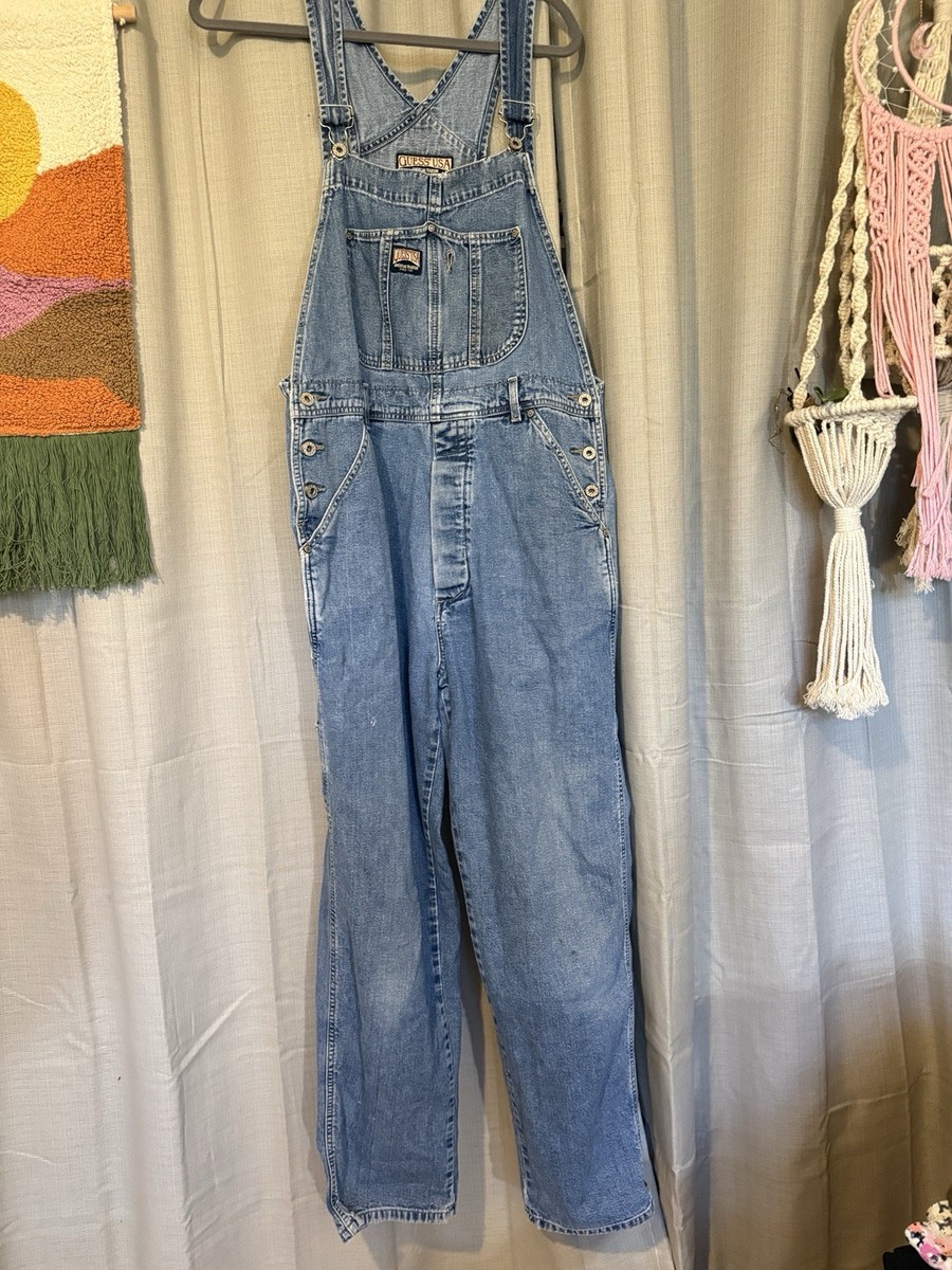 19ss Logo Denim Overalls 希少 L XL Vintage Guess USA denim overalls, size large | eBay