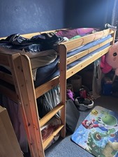 Mid Sleeper Pine Bed Frame