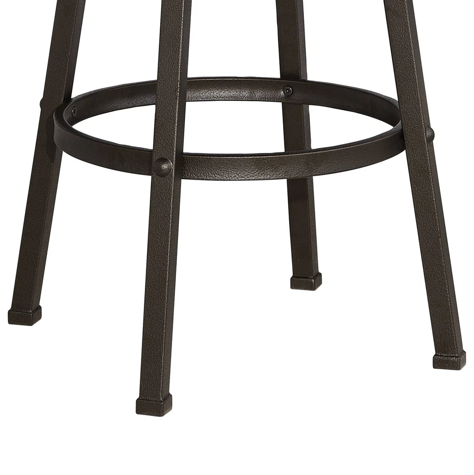 Radin Bronze Swivel Bar Stools 29 1/2" High Set of 2 for Kitchen Counter Island - Image 3 of 4