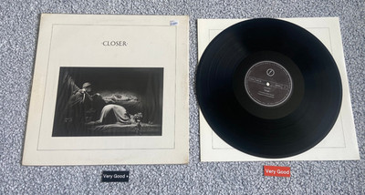 Joy Division   Closer - 12'' Vinyl - 1980   FACT. 25 - Very Good+/Very Good