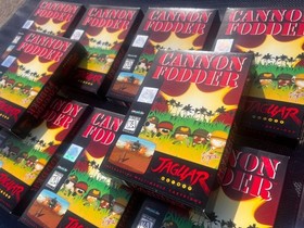 Cannon Fodder Atari Jaguar EMPTY BOX - 12 Virgin Sensible Replacement - No Game