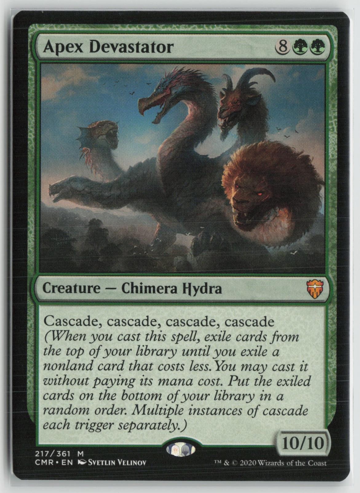 Apex Devastator Near Mint 217 Commander Legends Magic: The Gathering