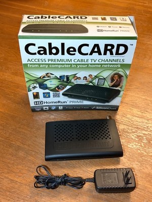 HD HomeRun Prime US Cable Tuner HDHR3-CC 3-Tuner CableCARD w/Box