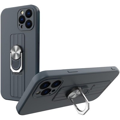 HURTEL CASE RING FÜR IPHONE 13 PRO SILIKON MIT HALTERUNG UND STANDFUNKTION