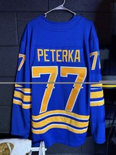 J.J Peterka Signed Authentic Sabres Jersey