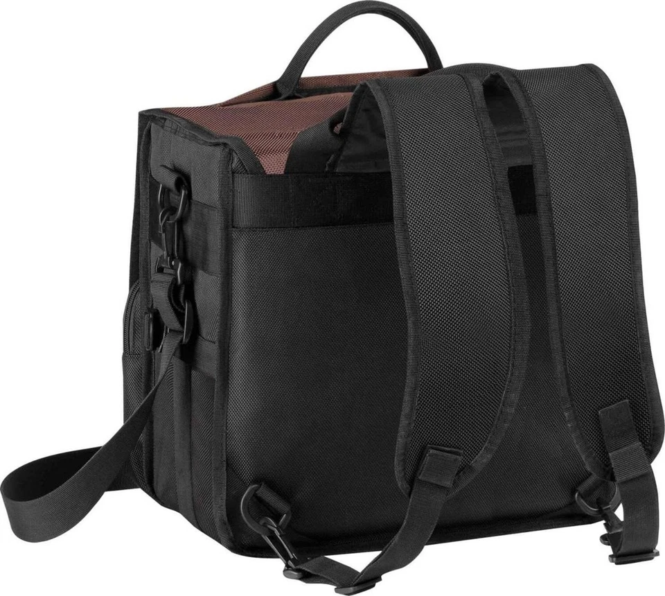 Technics DJ BackBag Rot Eingesticktes Logo Weiss für 45 LPs - Bild 3 von 3