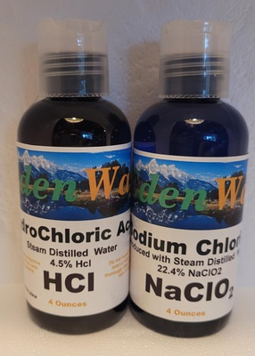 #ad ClO2 KIT Water Purification Drops by Eden Way w detailed instructions $24.95