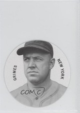 2013 Panini Cooperstown Collection Colgan's Chips Discs Burleigh Grimes HOF 0l2
