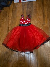 Minnie Mouse Red Polka Dot Tutu Dress Costume Child's Halloween Dress Up