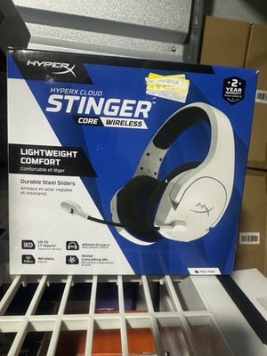 HyperX Cloud Stinger Core Wireless Gaming Headset PS5 PS4 PC White 4P5J1AA