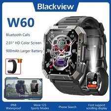 Military Smart Watch Men For Android With Blood pressure Tracker Wristwatch US