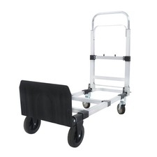 2 in 1 Folding Hand Truck Convertible Portable Steel Dolly 500 LBS Capacitycy
