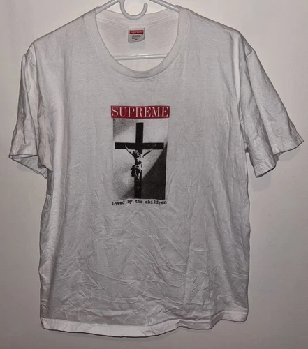 T shirt blanc adulte Supreme Loved By The Children taille M