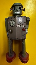 Vintage 1940's Tin Japanese Atomic Robot Man, 5