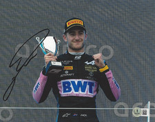 JACK DOOHAN SIGNED ALPINE RACING FORMULA ONE 1 F1 8x10 PHOTO 5 BAS BECKETT COA