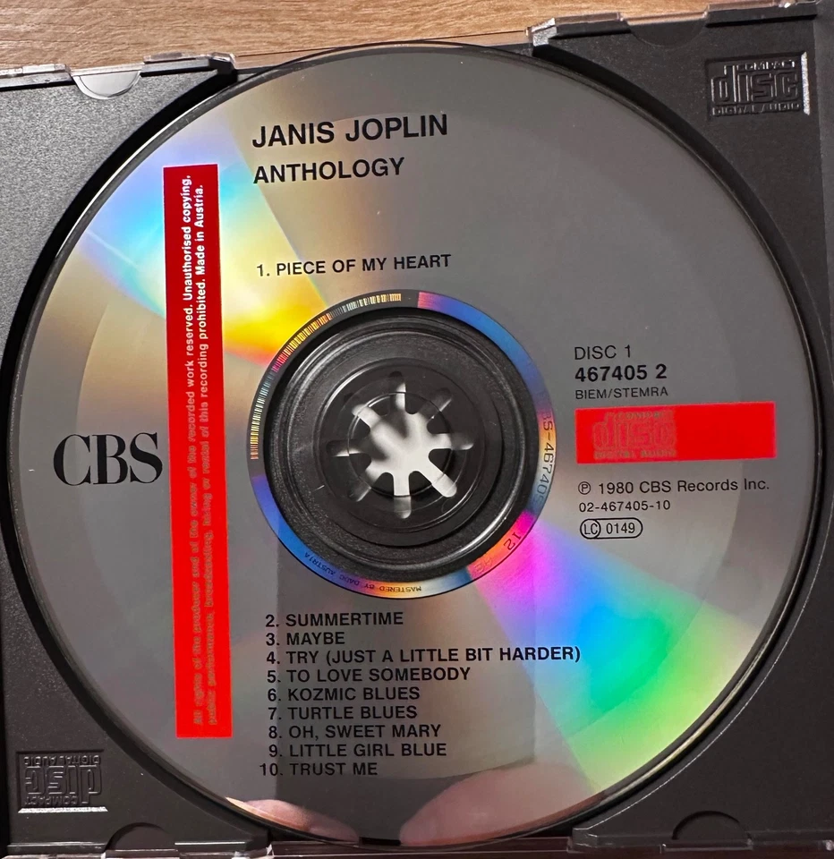 Janis Joplin Anthology, 2CD, doppeltes Jewel Case - Bild 3 von 4