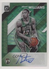 2019-20 Donruss Optic Signature Series Green Wave Prizm Grant Williams Auto 00k7