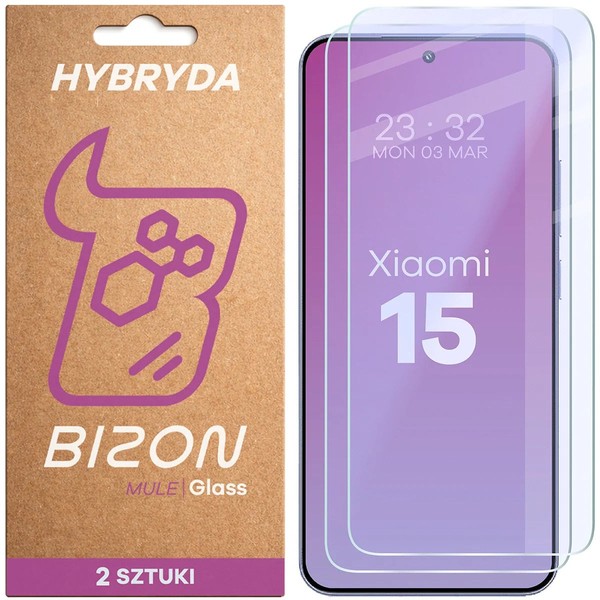 2X Schutzglas FüR Xiaomi 15 Bizon Displayschutzglas Hybridglas Handyglas Glas-image
