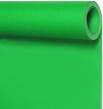 Seamless Photo Background Paper Roll Chroma Key Green, 53 Inches Wide x 36 Feet