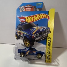 Hot Wheels Subaru Brat Blue Yellow 1:64 Diecast Pickup HW Off-Road 2015