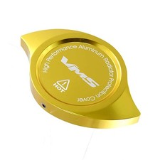 Vms Gold Anodized Billet Aluminum Radiator Cap Cover Cnc Machined Universal Si Vms Gold Anodized Billet Aluminum Radiator Cap Cover Cnc Machined Universal Si