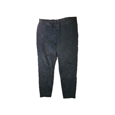 Women's J.Crew Pixie Cut Viscose Gray Zipper Elastic Legging Pants 16S