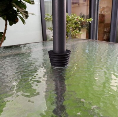 cone wedge for patio umbrella Toddmomy Outdoor Table Parasol Rubber Wedge Hole Stabilize Umbrella Pole Easy to Use : Patio, Lawn & Garden table opening up to 2.5 inches 3 Pcs Umbrella Cone Wedge