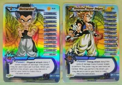 Dragon Ball Z DBZ CCG Score Super Saiyan Gotenks 154+155 Uber Rare