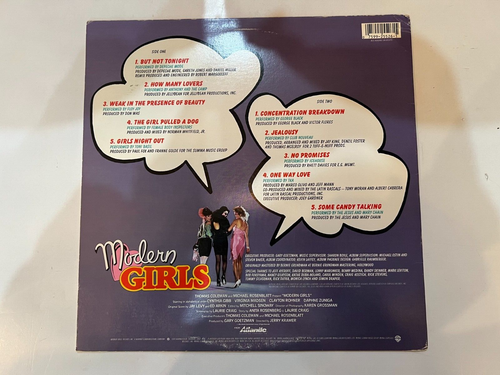 Various – Modern Girls Soundtrack LP - Warner Bros. – 9 25526-1 - Picture 2 of 2