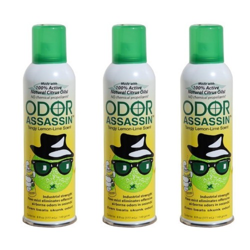 Odor Assassin Odor Control Spray, LEMON & LIME Duft, 3er Pack - Bild 2 von 3