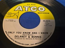 DELANEY  BONNIE - GOD KNOWS I LOVE YOU / ONLY YOU KNOW I KNOW 7" VINYL 45 RPM