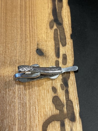 Vintage Snap-On Tools Tie Bar Clip Torque Wrench Pewter Tone Metal - Picture 2 of 4