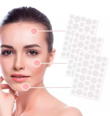 Acne Patch Tag Hydrocolloid Pimple Spot Acne Patch Plaster 48PCS Sheet StickerGB