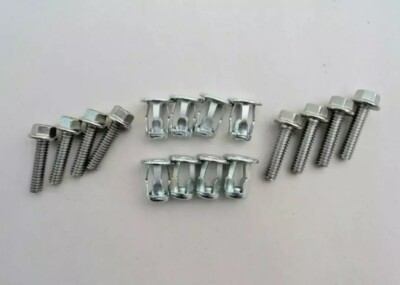 8 OLD SCHOOL OUTSIDE MIRROR BOLT/NUTS FOR CLASSIC DODGE RAM RAMCHARGER TRUCK ETC